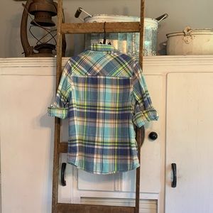 Boys spring long sleeve button down shirt